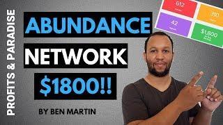 Abundance Network: 3 Secrets To Make $1,800 [In 72 Hours]