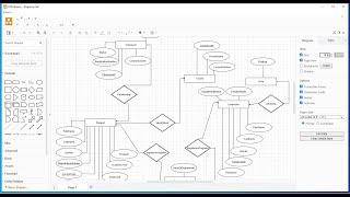 how to Design ERD diagram for information system  complete tutorial episode 1