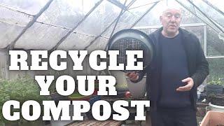 Recycle Your Compost [Gardening Allotment UK] [Grow Vegetables At Home ]