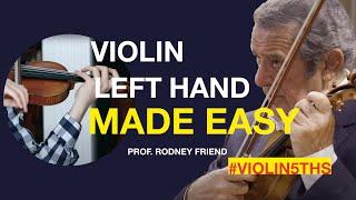 Best left-hand position for violin I A lesson with Professor Rodney Friend and Hiroki Kasai