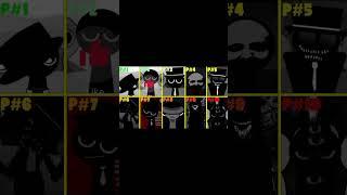 BLACK CHARACTERS + ALL PHASES in Incredibox Sprunki #incredibox #mod #black #new #horror