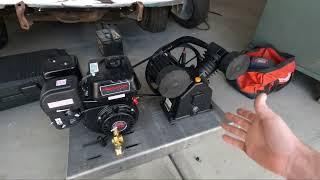 How to build a gas powered air compressor // DIY // Predator 212