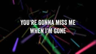 Simple Plan - When I'm Gone (Lyric Video)