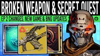 Destiny 2: NEW BROKEN EXOTIC & FINALE QUEST! New Game, Episode 2, Future Plans, Secrets & Updates!