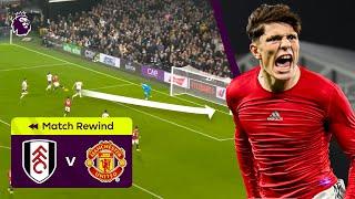 GARNACHO SCORES DRAMATIC INJURY-TIME WINNER! | Fulham 1-2 Man Utd | Premier League Highlights