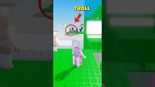 He Didn't See This Troll Coming! #roblox #shorts #robloxshorts