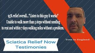 Tom F. from England | Sciatica Relief Now | Dean Volk | Online Sciatica Help