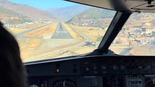 Landing at Paro, Bhutan | Paro International Airport