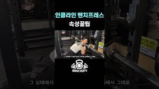 가장 빠르고 큰 윗가슴 만드는 인클라인 비법전수