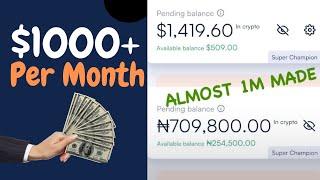 Earn $1000 Per MONTH - Easiest Way To Make Money Online.