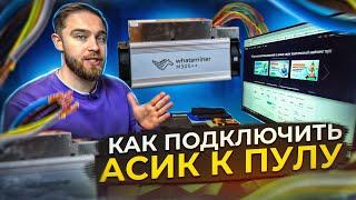 Как подключить Асик-Майнер к пулу? |Настройка Асика| Регистрация на пуле | BITCOIN Майнинг!