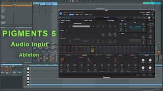 Pigments 5 - Audio Input Turtorial - Ableton