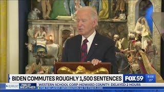 Biden commutes roughly 1,500 sentences, pardons 39 in largest single-day act of clemency