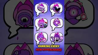 Ranking Every New Hypercharge #brawlstars #shorts