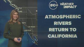 California Weather | Atmospheric Rivers returning with rain, snow in forecast