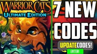 [NEW CODES]ROBLOX WARRIOR CATS CODES 2025 - WARRIOR CATS ULTIMATE EDITION CODES - WCUE CODES