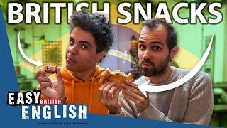 BRAZILIANS Eat BRITISH SNACKS for the FIRST TIME  | Easy English 178