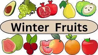 Winter Fruits| Winter Fruits vocabulary|Winter Fruits name in English