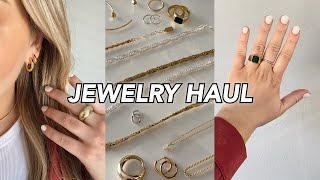 JEWELRY HAUL! gorjana, ana luisa, mejuri & miranda frye! truly jamie 2022