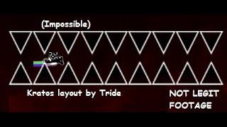 Kratos layout | By Tride (Geometry dash)