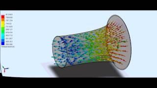 Gas Turbines Exhaust Cone Assignment (Flow Simulation)