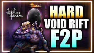 How-To HARD VOID RIFT! Full Free-To-Play Run EPICS ONLY ⁂ Watcher of Realms