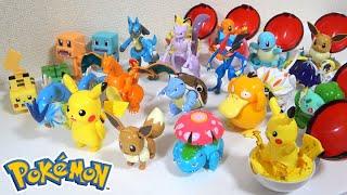 【ピカチュウ】全種類紹介！ポケモンが変形してモンスターボールに入る玩具がすごいwww