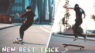 NEW BEST TRICK (Triple Rainbow) LONGBOARD DANCE x FREESTYLE