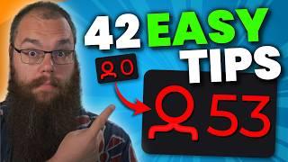 42 EASY Twitch Tips to GROW Your Channel in 22 Minutes