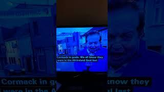 Marty Morrissey mistakenly saying Maghera Co. Down when he was reporting from Maghera in Co. Derry