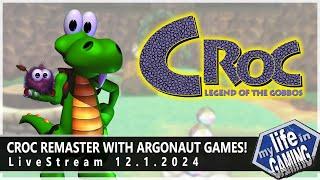 Croc: Legend of the Gobbos - HD Remaster First Look (with Argonaut Games!) :: LIVE STREAM