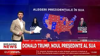 Rezultate Alegeri SUA 2024. Donald Trump, ales președintele Americii