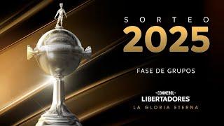SORTEO | FASE DE GRUPOS DE LA CONMEBOL LIBERTADORES 2025