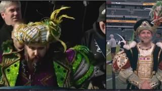 Adam Schefter shows up in a full Jason Kelce-esque Mummers costume  | Monday Night Countdown