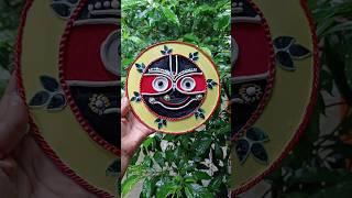 Shri jagannath lippan art #diy #trend #trending #youtube #youtuber #jagannath #lippanart #minivlog