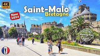  SAINT-MALO Walking Tour: Discover Brittany’s Stunning Seaside Fortress in 4K60fps