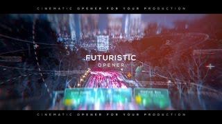 Futuristic Cinematic Parallax Opener / Slideshow  After Effects Template  AE Templates