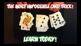 "The 27 Card Trick" IMPOSSIBLE Mathematical Card Trick For Beginners! Performance And Tutorial