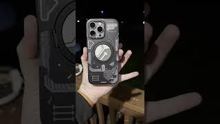 iPhone 16 Pro Max Cyberpunk 360° Rotation Ring Stand Case