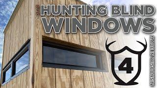 Hunting Blind Windows: "Zero 4 Outdoors" Windows For DIY Deer Stands!