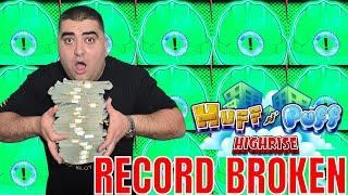 I Hit The BIGGEST JACKPOT On New HUFF N PUFF High Rise