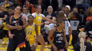 Scuffle between Rickea Jackson and Brittney Griner (full version)