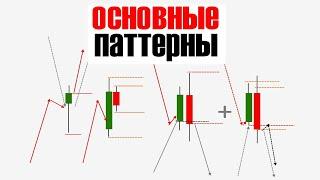 ОСНОВНЫЕ ПАТТЕРНЫ И Свечные Модели Прайс Экшен Для Торговли На Рынке | В ОДНОМ Видео