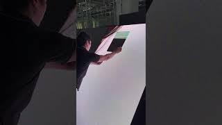 How should such a large LED display be repaired? #ledscreen #leddisplay #outdoorleddisplay #fypシ゚