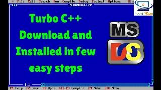 Turbo C++ for Windows 7/8/8.1/10 Download and Install in few easy steps