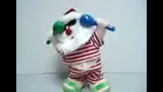 Gemmy Prototype Dancing Maracas Santa Factory Video