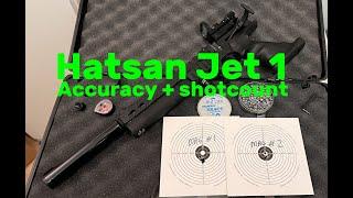 Hatsan Jet 1 accuracy and shotcount (pcp air pistol)