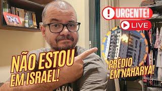 ESTOU FORA DE ISRAEL! | PRÉDIO ATINGIDO POR DRONE EM NAHARIYA [Rafael Guanabara]