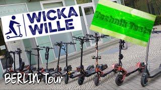 1. Wicka Wille & Technik Tests E-Scooter Tour in Berlin / Polizei / Polizeikontrolle