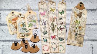 Making More PRETTY Junk Journal Ephemera Using HOARDED Stickers